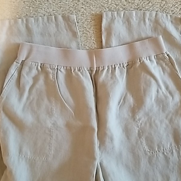 Linen maternity pants - Picture 2 of 3